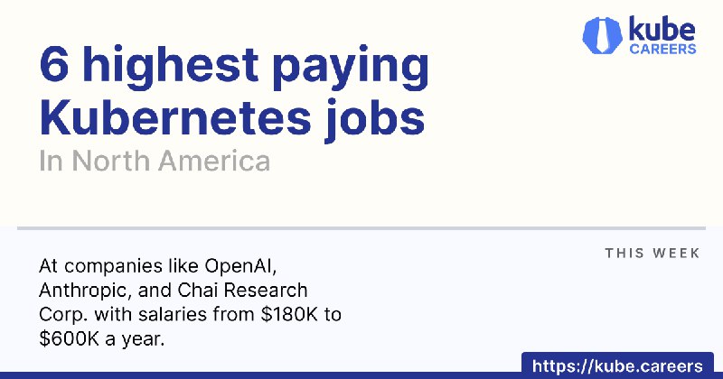 This week's 6 highest paying Kubernetes …