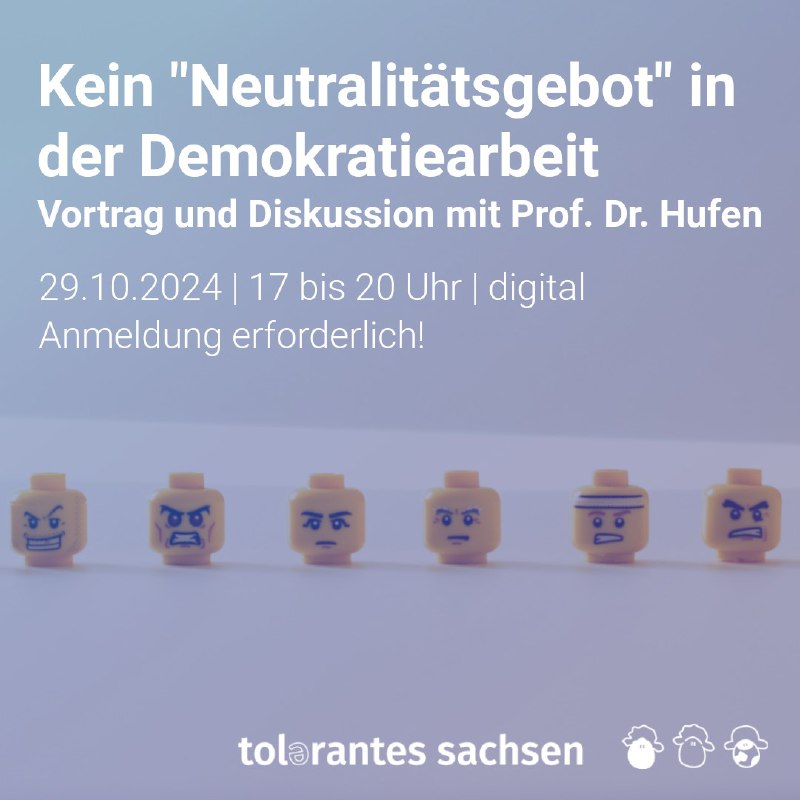 *****💡***Einladung zur TolSax Konkret: Kein "Neutralitätsgebot" …