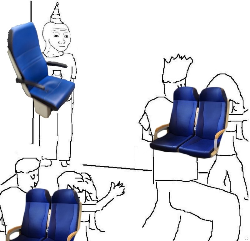 Cuckchair w intercity