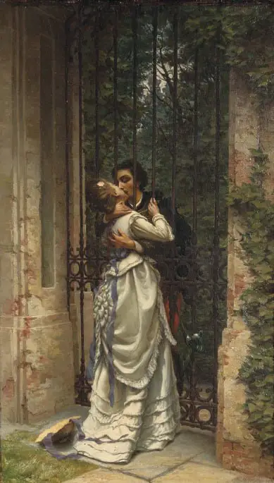 silvio allason, *the kiss*, 1910.