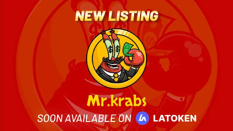 ***🏆*** **MRKRABS (KRBS) will be listing …