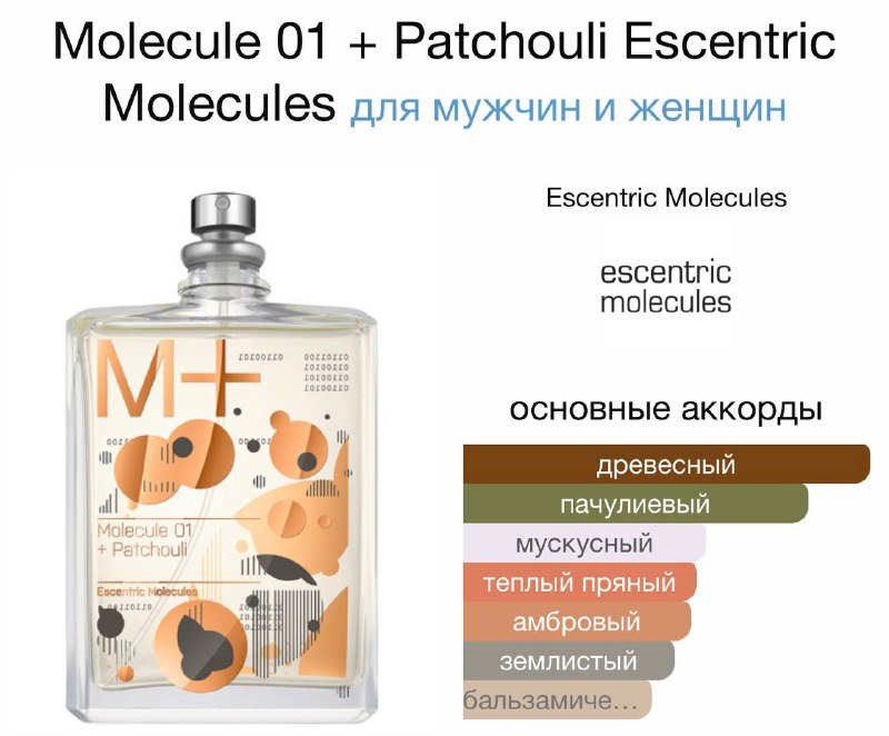 **Molecule 01 + Patchouli Escentric