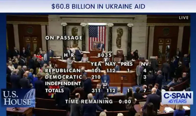 **BREAKING:** U.S. House approves $60 billion …