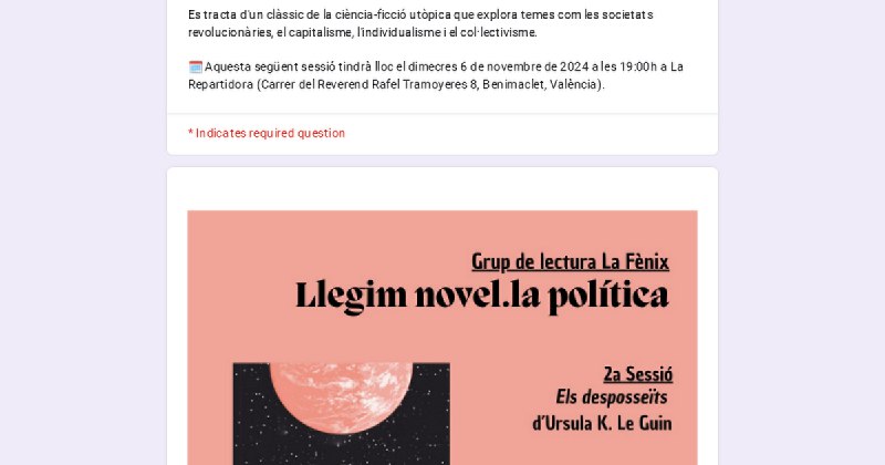 ***📚*** GRUP DE LECTURA: LLEGIM NOVEL·LA …