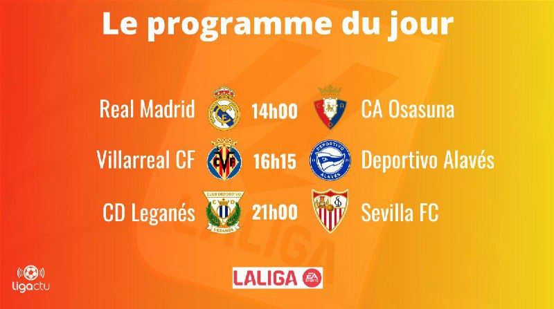 *****⚽*** Voici le programme de ce …