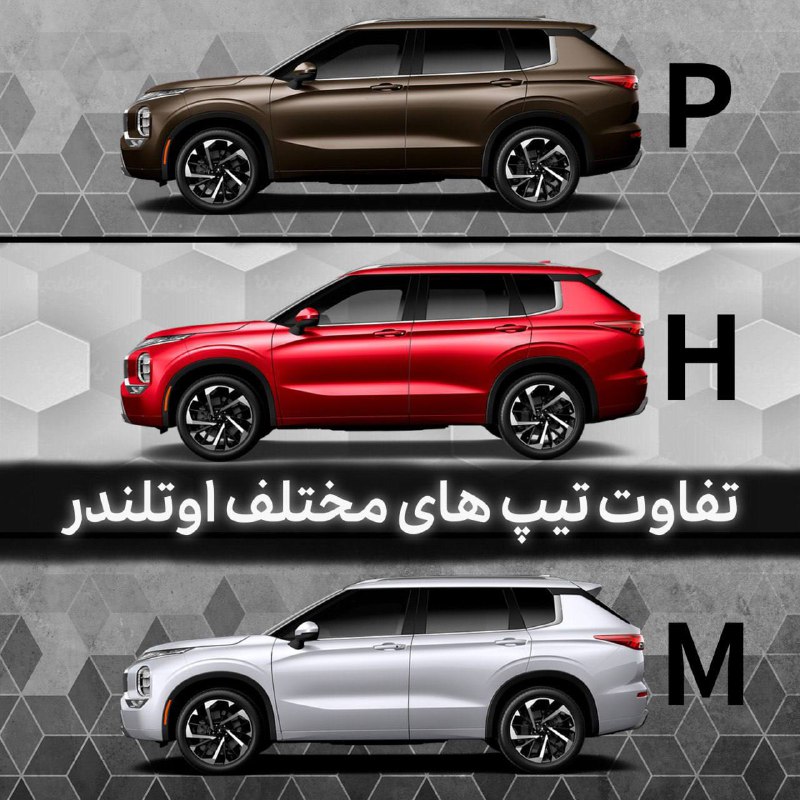 معرفی تیپ های میتسوبیشی اوتلندر!