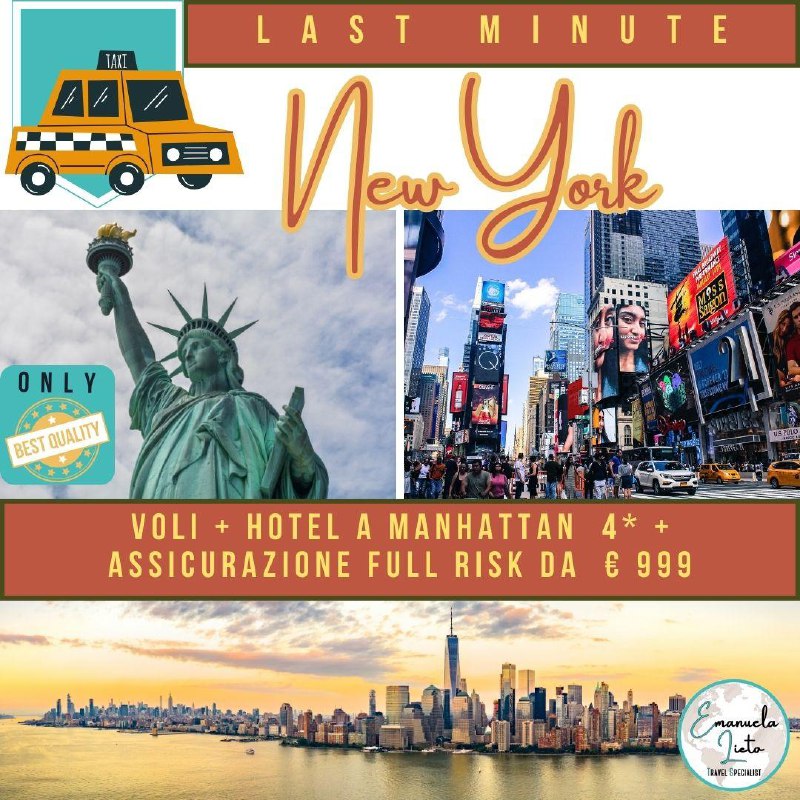 ***🗽***New York da 999 euro