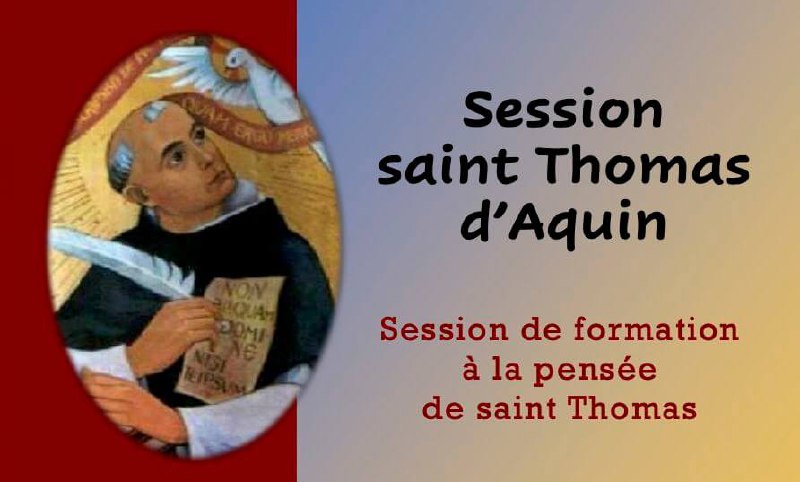 Session saint Thomas d'Aquin 2025 • …