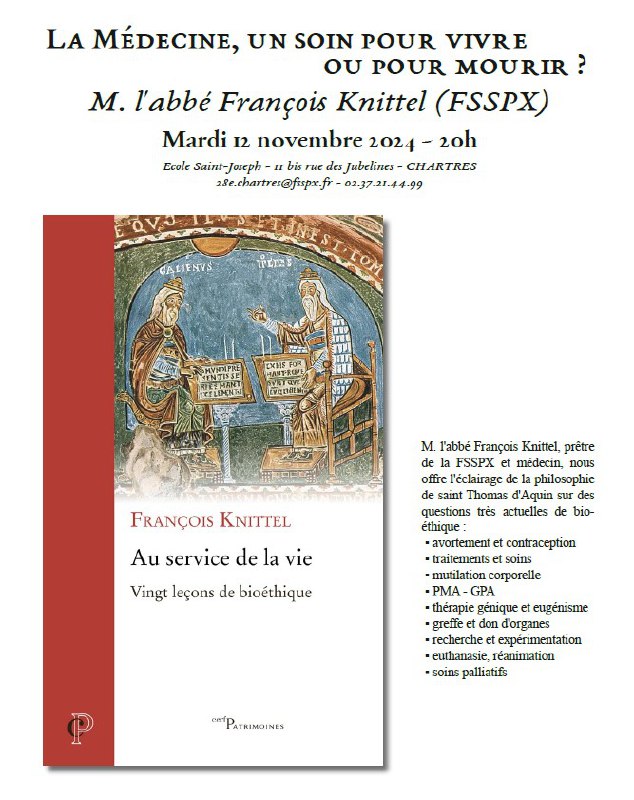 Conférence de Bioéthique à Chartres • …