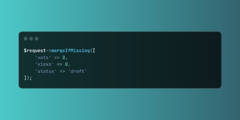 Handling Default Values in Laravel Request …