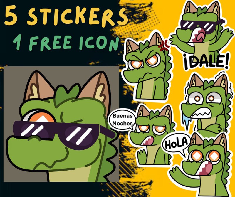 ***💥***5 FREE Sticker + ICON***💥***