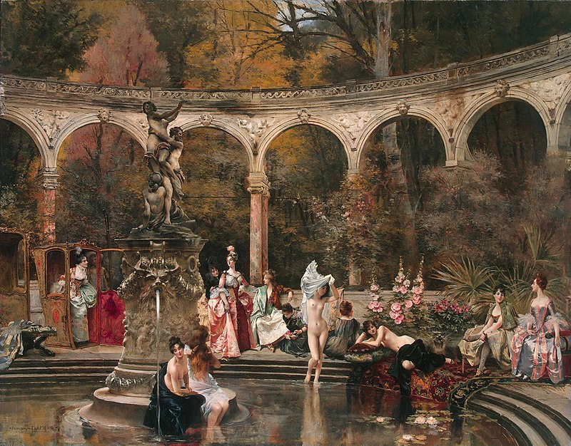 Court Ladies Bathing in the 18th …