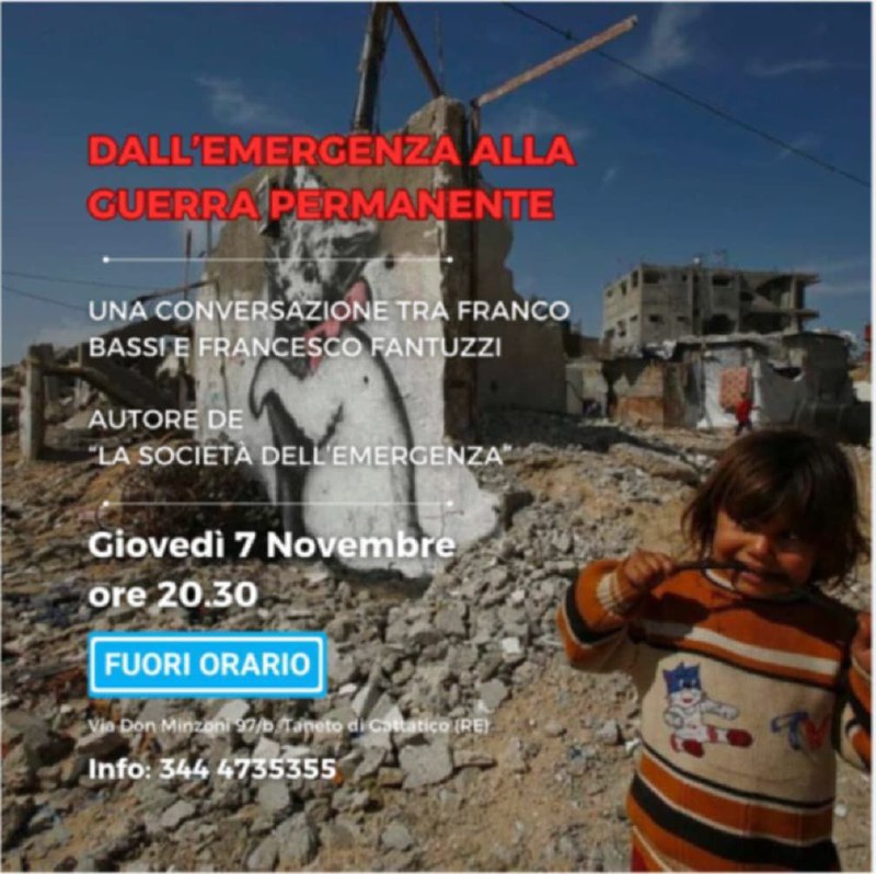 La società dell’emergenza