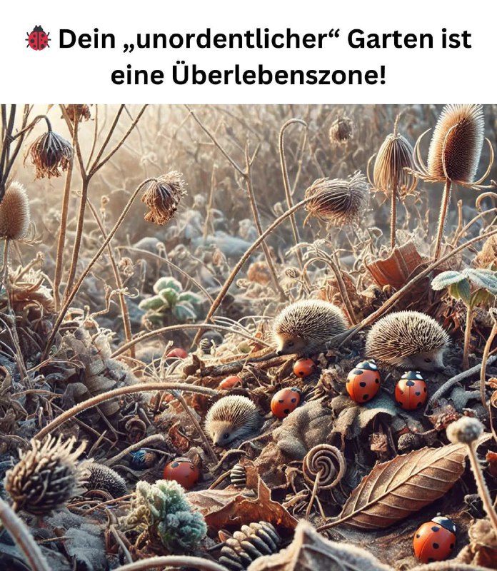 Dein unordentlicher Garten ist eine Überlebenszone!