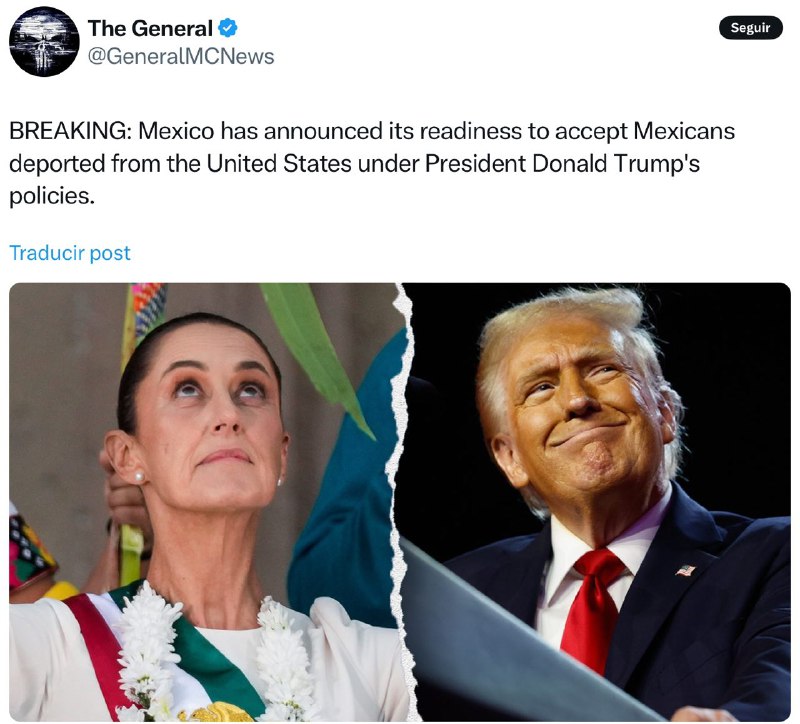 ***🇲🇽******🇺🇸******😁***ÚLTIMA HORA: México anunció su disposición …