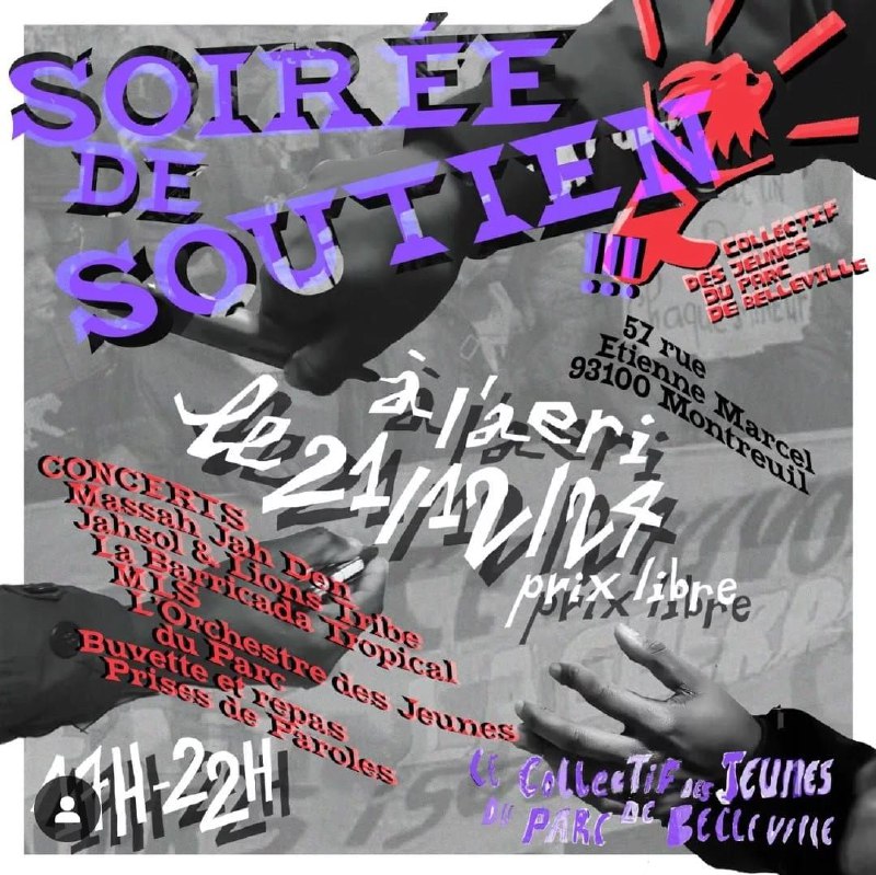 Ce soir à l'AERI (montreuil) soirée …