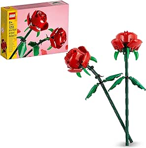 ***💐*****LEGO Creator Rose Set di Fiori Finti Compatibile con Bouquet di Fiori Artificiali, Decorazione per Casa, Regalo di San Valentino …