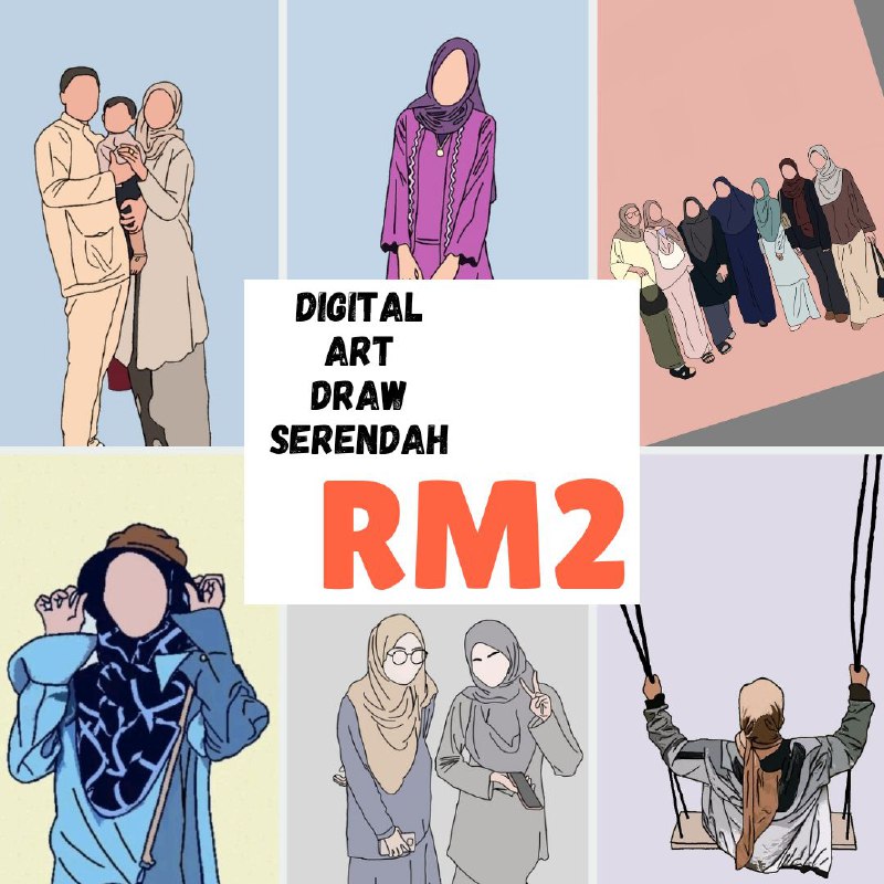 DIGITAL ART DRAW BERMULA RM2 JE***‼️***