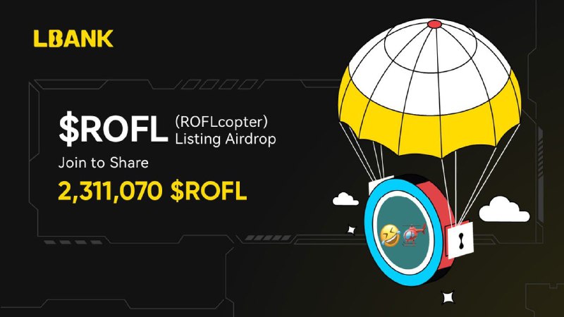 ***?*** $ROFL (ROFLcopter) Listing Airdrop!
