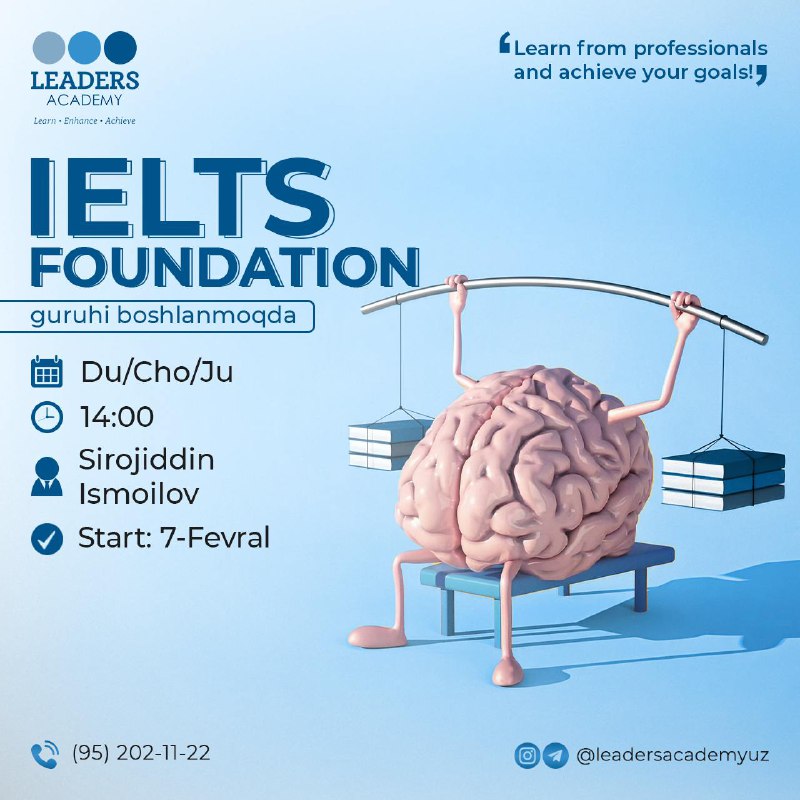 ***🎯*** **IELTS FOUNDATION**