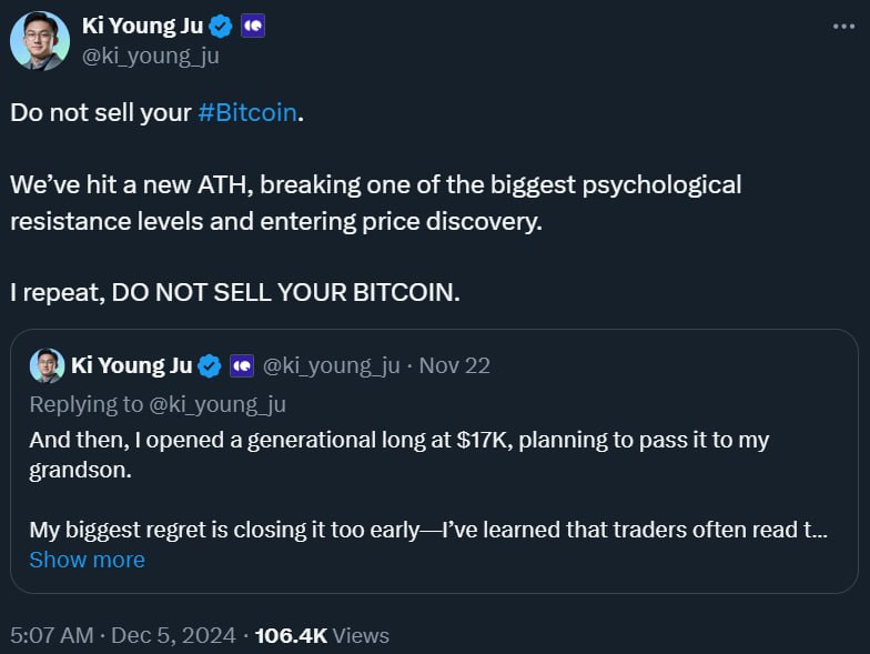 *****🚨*** Don't Sell Your BTC!**