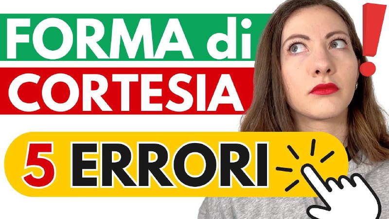 5 Errori con la Forma di …