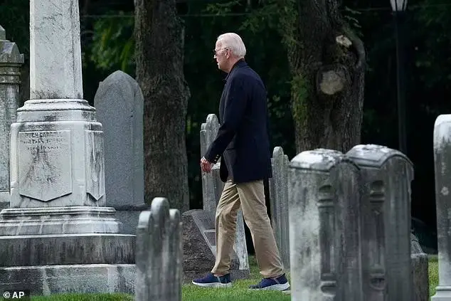 Biden was out campaigning yesterday