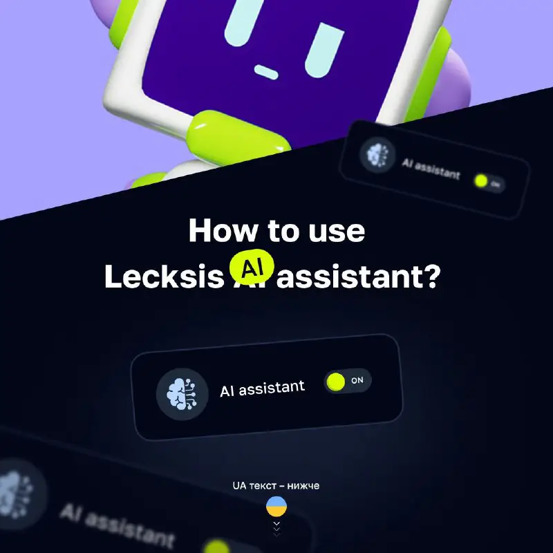 **Lecksis AI** is designed to assist …