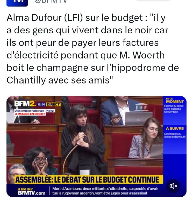 Elle a osé dire noir. Ce …