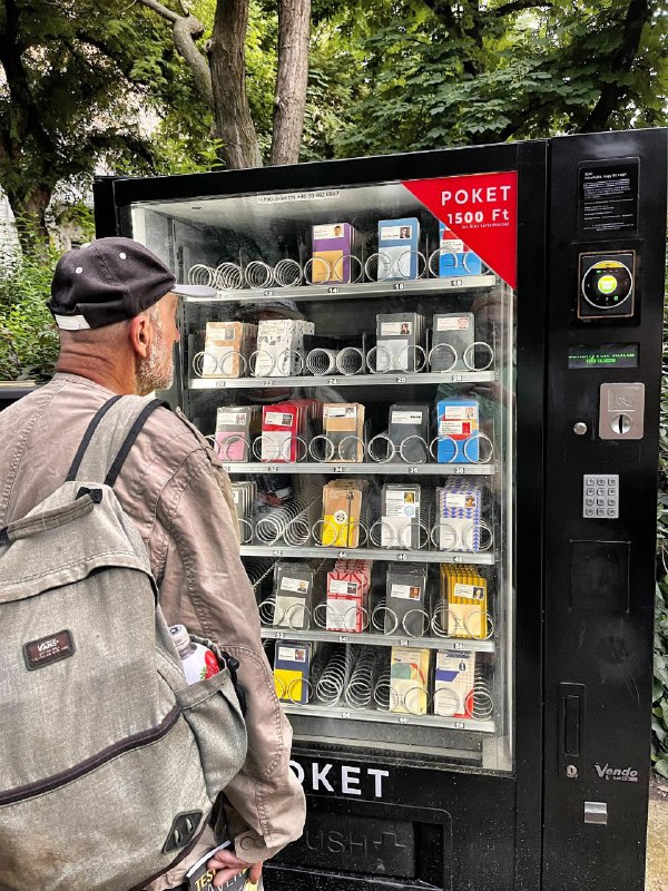 In one Budapest park, a vending …