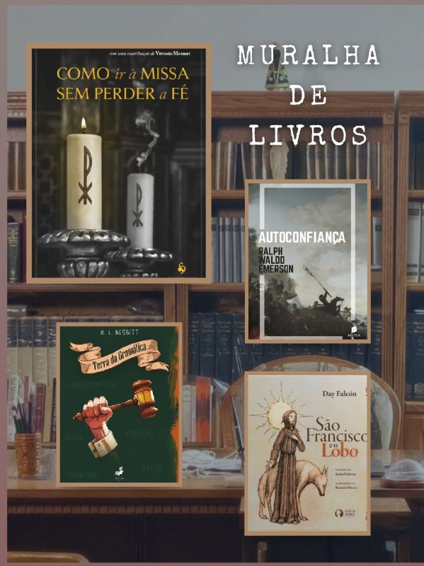 MURALHA DE LIVROS | Da Santa …