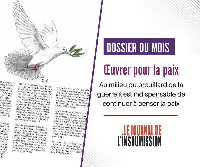 [*****📣*****](https://t.me/lejournaldelinsoumission)Dossier de mai : on vous …