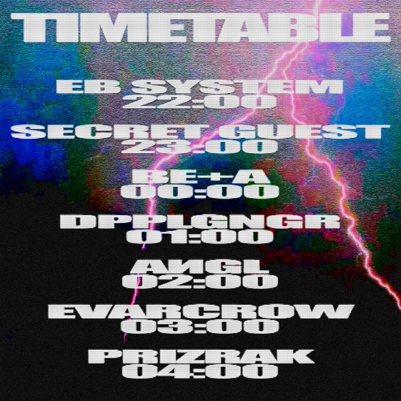 TIMETABLE: