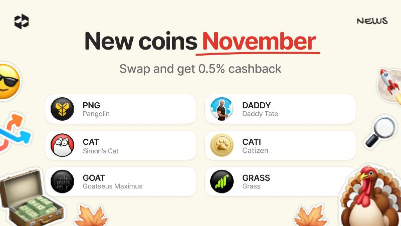 ***🔥*** New Coins November! ***🔥***