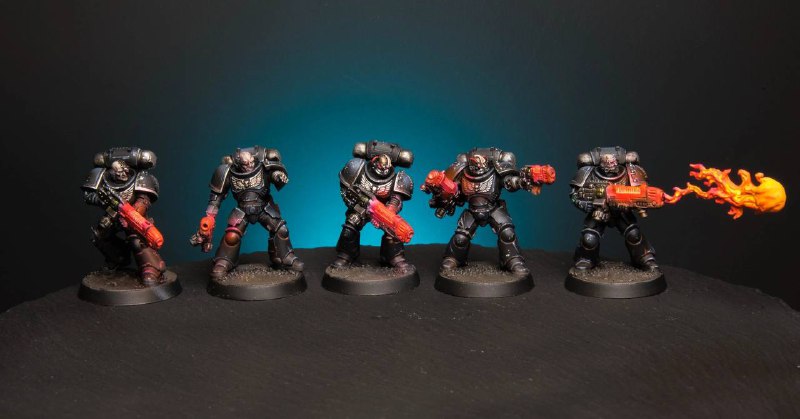 Iron Hands Primaris Hellblasters