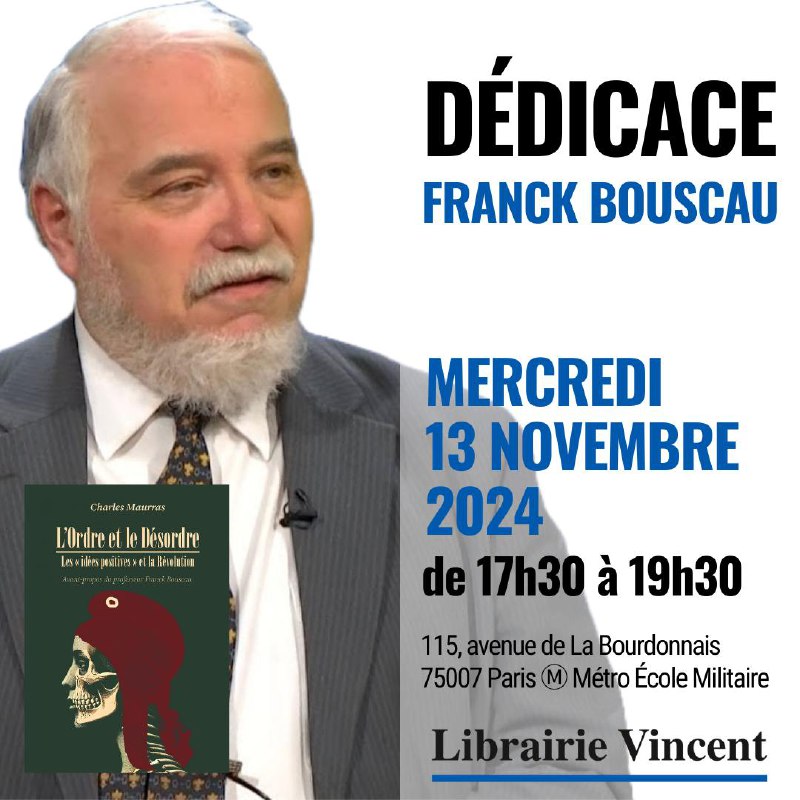 ***✍🏻*** Dédicace de Franck Bouscau à …