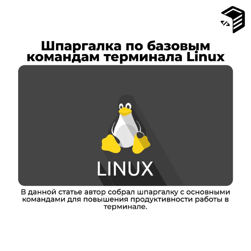 ***👩‍💻*** **Шпаргалка по базовым командам терминала …