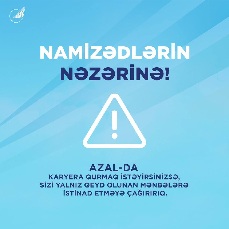 “Azərbaycan Hava Yolları”nda karyerasını başlatmaq istəyən …