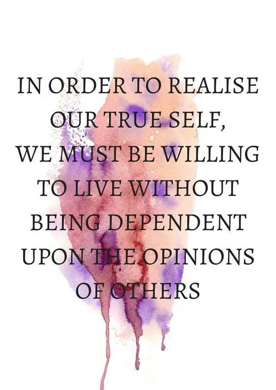 In order to Realise our True …