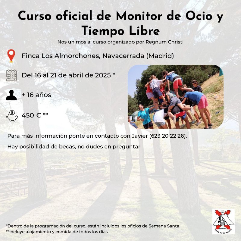 Agenda: curso oficial de Monitor de …