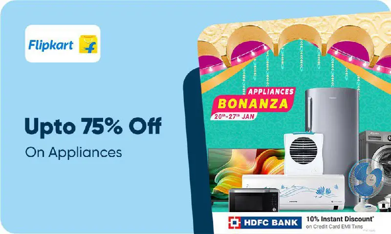 Appliances Bonanza | Upto 75% Off …