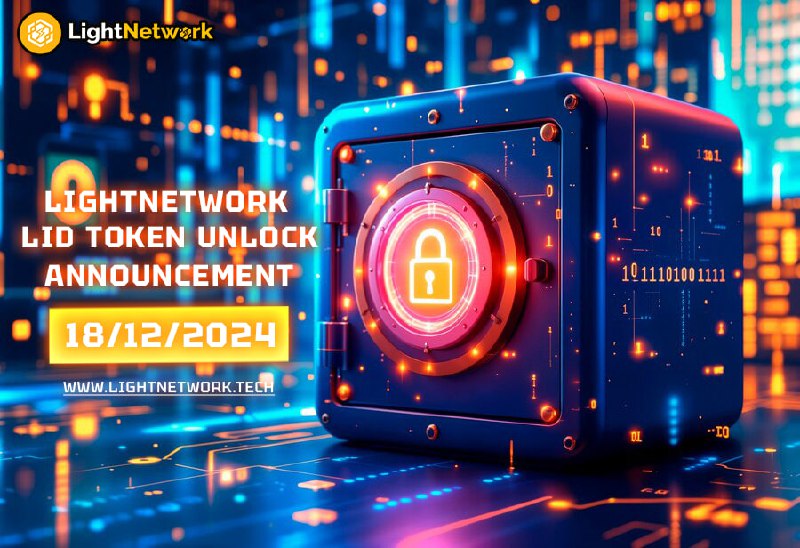 ***?******?******?*****LIGHTNETWORK LID TOKEN UNLOCK ANNOUNCEMENT**