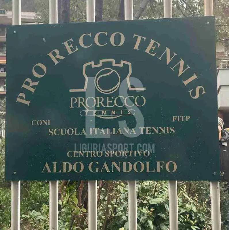 Intitolato ad Aldo Gandolfo l’impianto di Tennis di Recco -