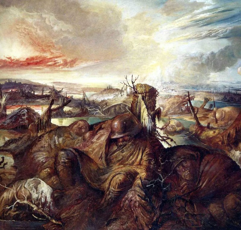 Flanders, circa 1934. Painted by Otto …