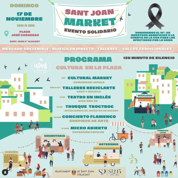 MERCADILLO SOLIDARIO: SANT JOAN MARKET