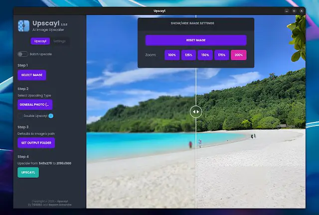Upscayl AI Image Upscaler 2.5 Adds Option To Import Custom Models, New Settings Tab