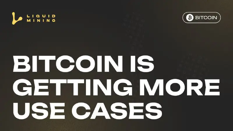 ***🔥*** Bitcoin erhält mehr Anwendungsfälle: Bitcoin-basierte …
