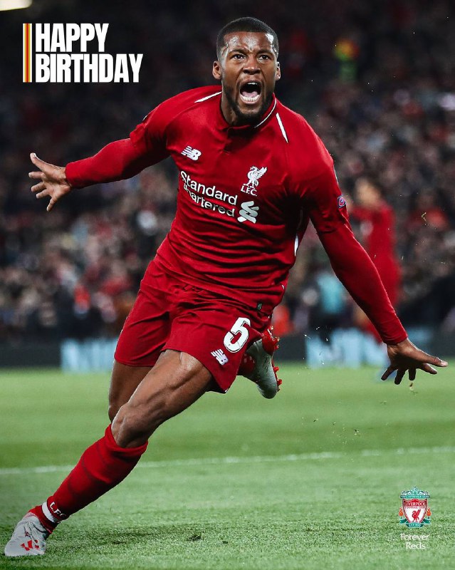 Happy birthday, Gini Wijnaldum ***🎂******🥳***