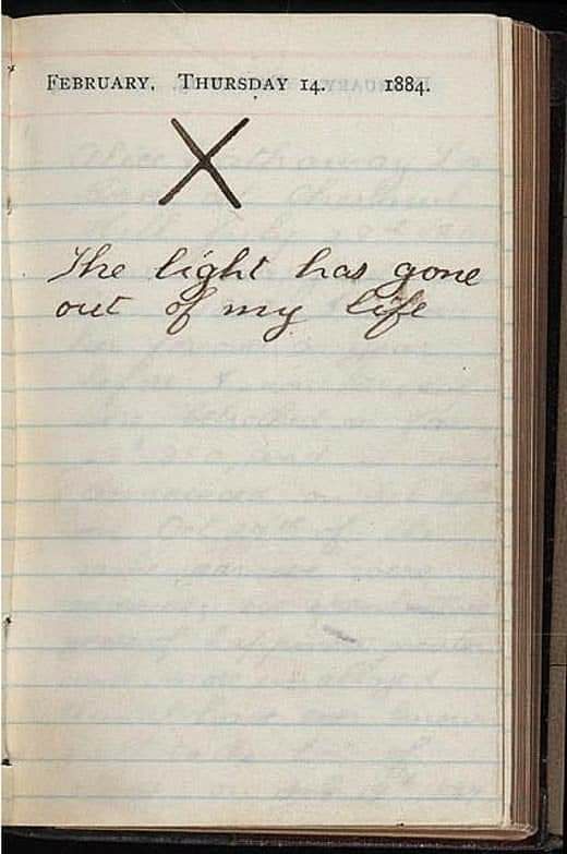 Theodore Roosevelt's diary entry on the …