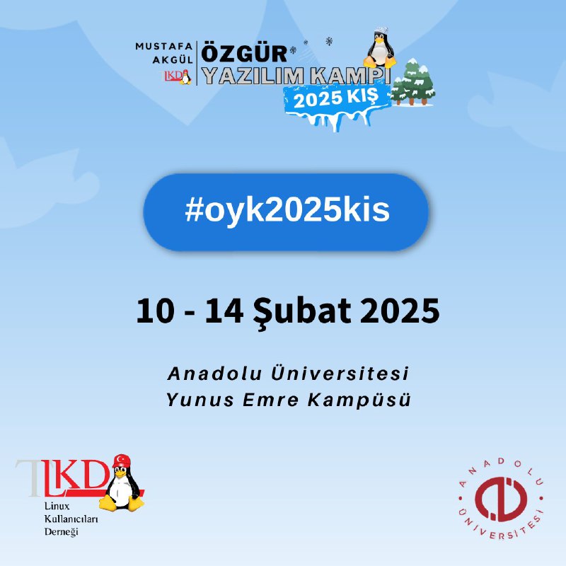 [#lkdtr25](?q=%23lkdtr25) [#oyk2025kis](?q=%23oyk2025kis) 10-14 Şubat 2025 tarihleri …